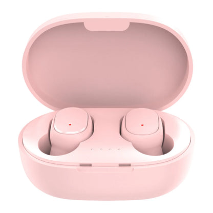 Wireless Bluetooth A6S Sport Earphones with LED display and stereo sound, compatible with Xiaomi and Huawei smartphones.