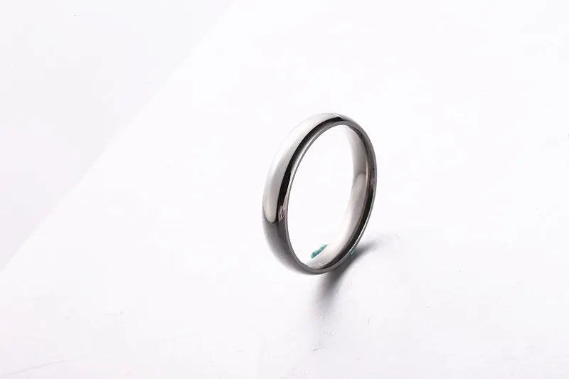 stainless steel 6mm polished band ring - view 14