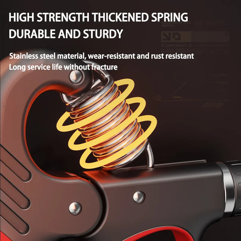 Prime Deal Zone adjustable grip strength hand exerciser with 5-150kg resistance for wrist, hand, and muscle recovery workouts.