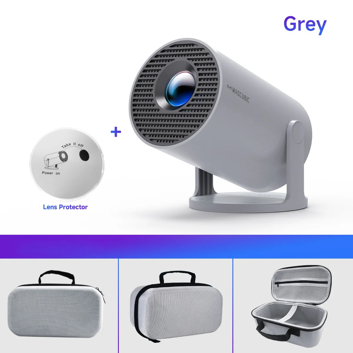 Prime Deal Zone Magcubic HY300 Pro smart projector displaying vibrant 8K images with dual WiFi6 and Bluetooth 5.4 connectivity.
