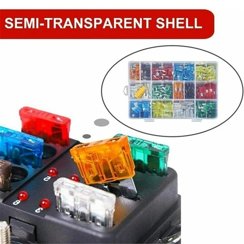Prime Deal Zone fuse box pack with 60 and 120 pieces, featuring different fuse specifications and packaging options.