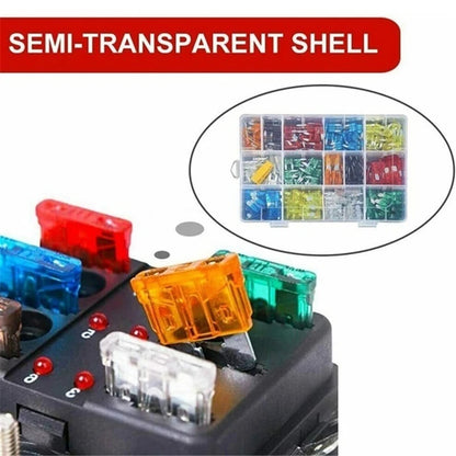 Prime Deal Zone fuse box pack with 60 and 120 pieces, featuring different fuse specifications and packaging options.
