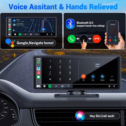 Prime Deal Zone Pionray 7/10-inch Android Auto and Wireless CarPlay portable screen for car radio and multimedia display