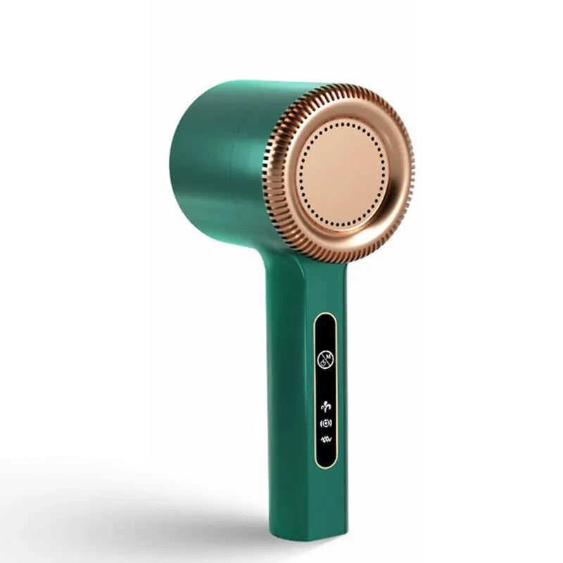 Prime Deal Zone USB rechargeable fabric shaver with electric lint remover and fuzz ball remover on a soft fabric surface
