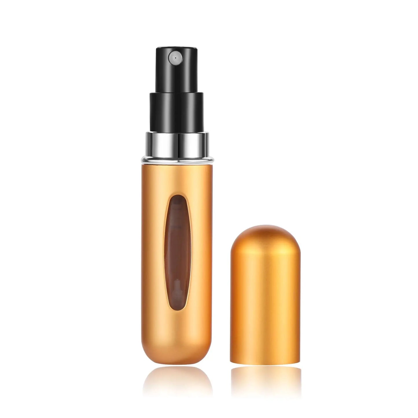 Portable 5ml perfume refill bottle by Prime Deal Zone, mini spray atomizer for travel, refillable cosmetic container with scent pump