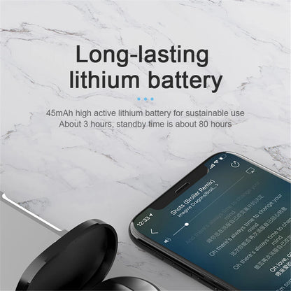 Wireless Bluetooth earphones with LED display, touch controls, stereo sound for Xiaomi and Huawei, by Prime Deal Zone.