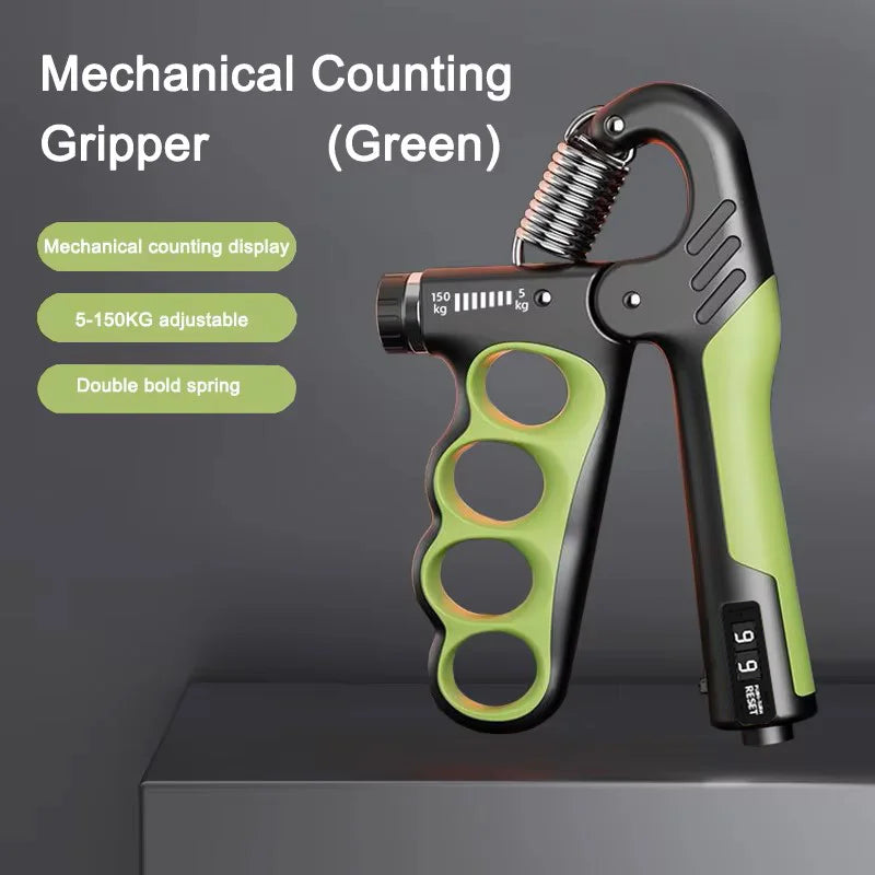 Prime Deal Zone grip strength hand exerciser with adjustable resistance for wrist and hand muscle recovery and fitness training.