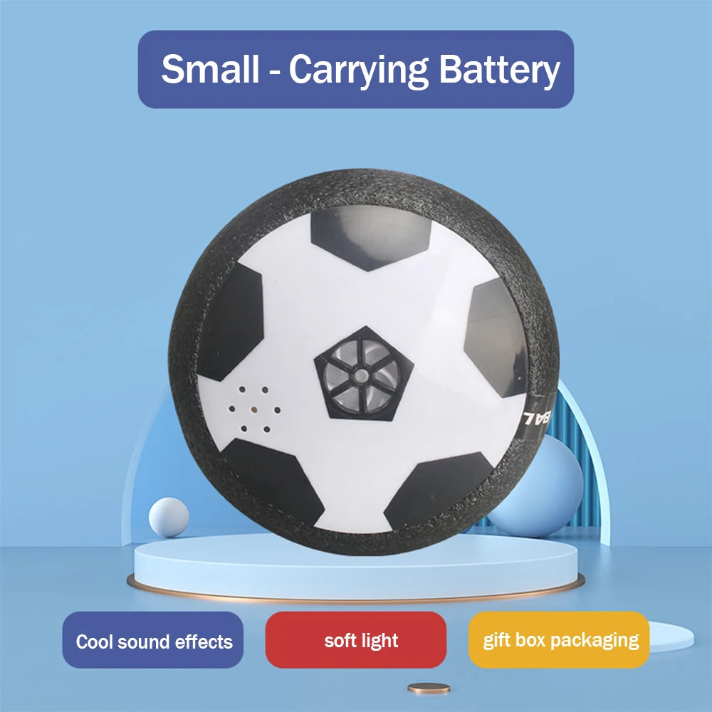 Homefish battery-powered electric air cushion football for indoor parent-child exercise, suspended design, Prime Deal Zone.