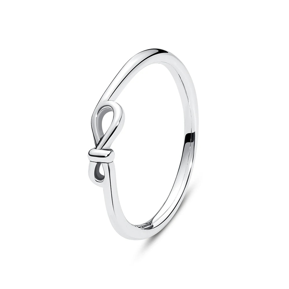 925 Sterling Silver Crown Heart Ring with Zircon