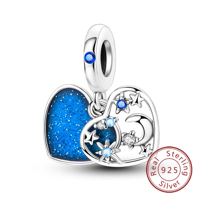 925 Sterling Silver Charm Beads — Love, Family & Life Designs