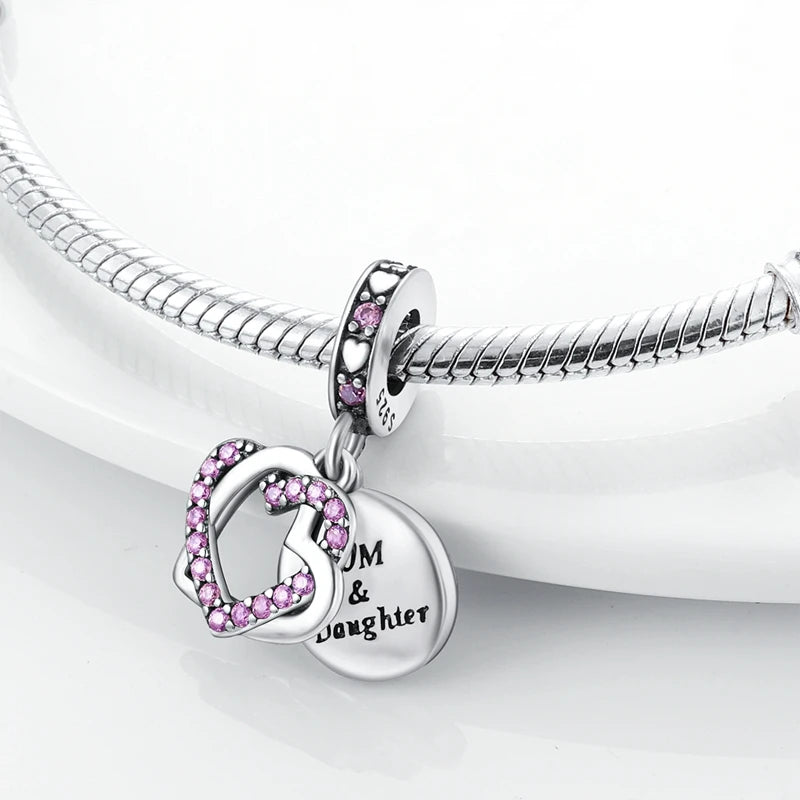 925 Sterling Silver Charm Beads — Hearts, Trees & Sweet Love Designs