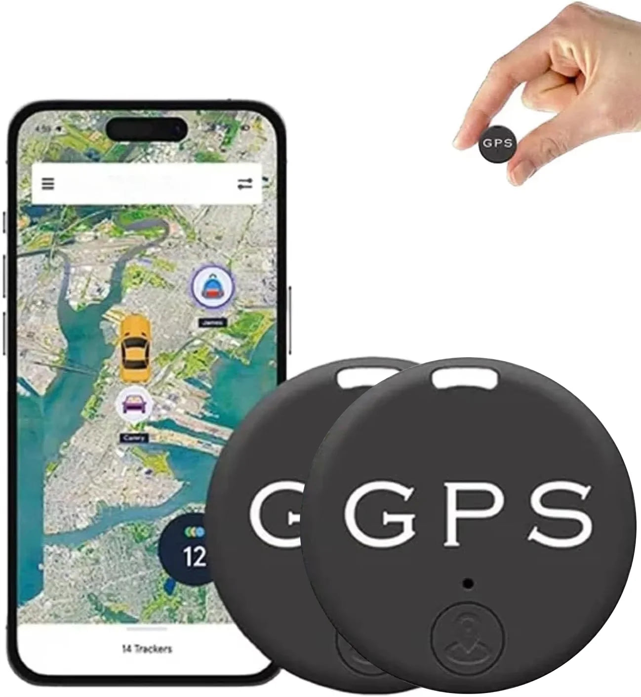 Mini GPS tracker for vehicles by Prime Deal Zone with Bluetooth, designed for anti-lost vehicle tracking and location tracking system.