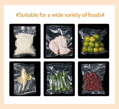 Prime Deal Zone SaengQ vacuum sealer machine with digital controls and included vacuum bags for food sealing and preservation.