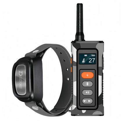 Waterproof Prime Deal Zone dog training collar with remote control, shock and vibration for dogs 8-150lbs, 3300ft range.