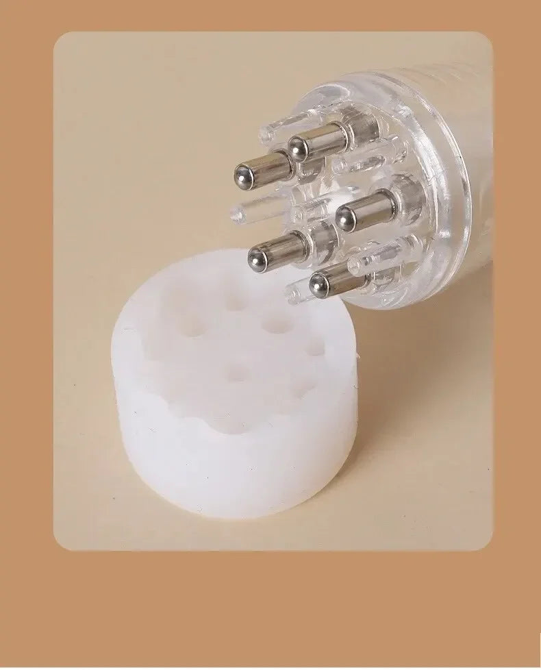 Prime Deal Zone scalp applicator with hexagon head, oil roller ball, and massage comb for hair regrowth and relaxation.