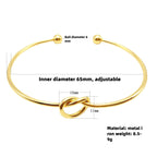 stainless steel woven twist cuff bracelet - view 7