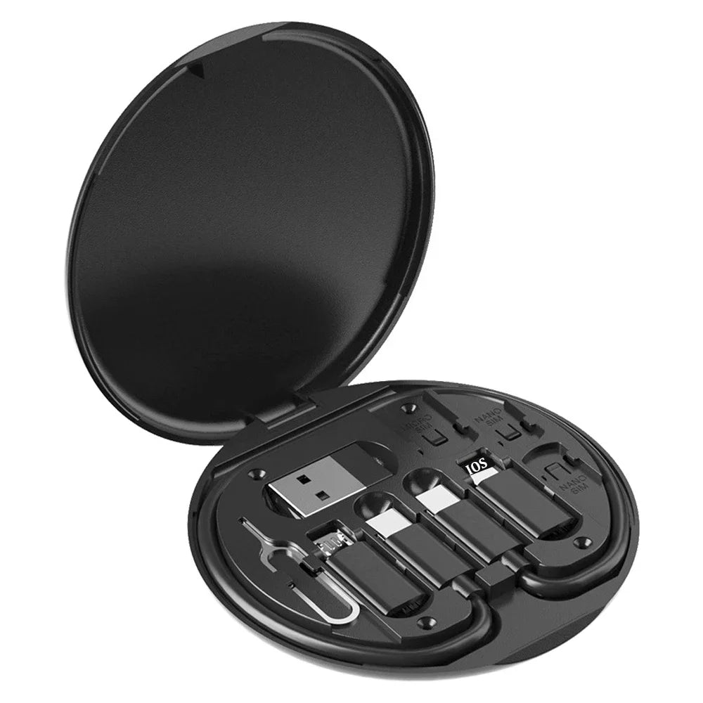 Prime Deal Zone Multi USB Type C to C 60W charging adapter cable kit with USB A, Lightning, Micro, and Type C connectors.