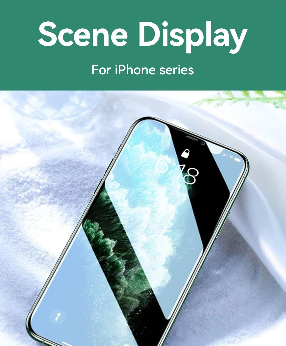 Joyroom 3/2/1PCS HD tempered glass screen protector for iPhone 17, 16, 15 Pro Max, full screen protection, clear and durable.
