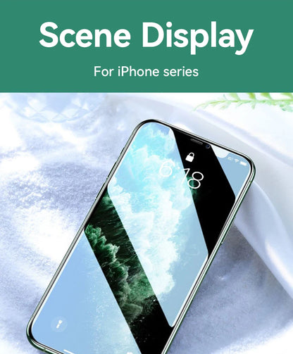 Joyroom 3/2/1PCS HD tempered glass screen protector for iPhone 17, 16, 15 Pro Max, full screen protection, clear and durable.