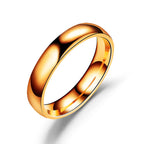 stainless steel 6mm polished band ring - view 6