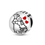 925 Sterling Silver Pet & Animal Charm Beads — Dogs, Paws & Hearts