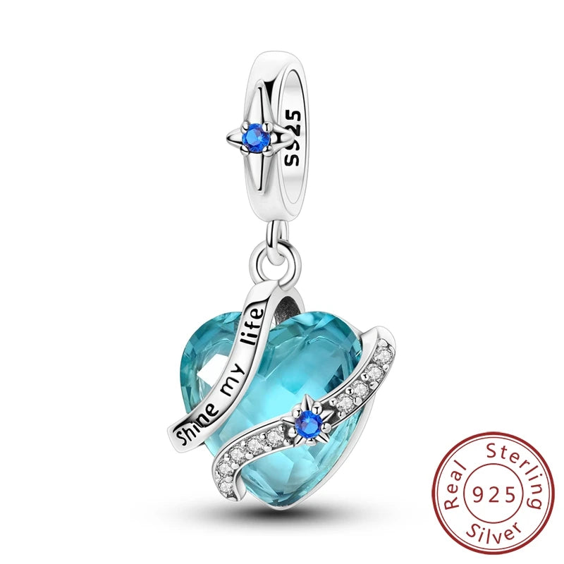 925 Sterling Silver Charm Beads — Love, Family & Life Designs