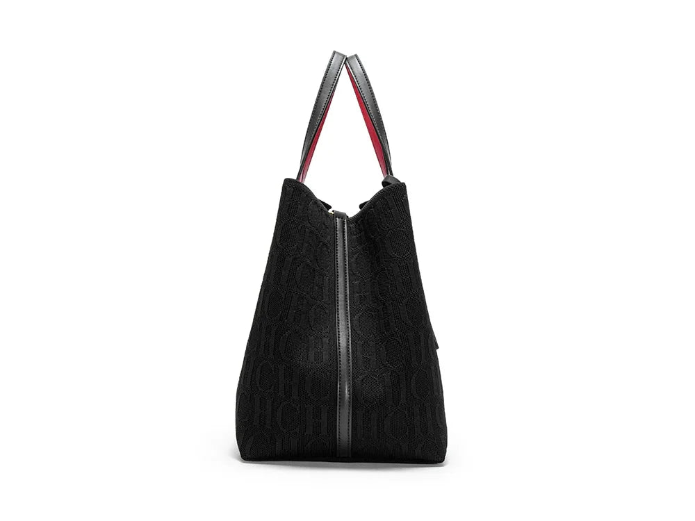 Prime Deal Zone CH high-quality craft large capacity ladies shoulder handbag with pure color outer pocket and classic style