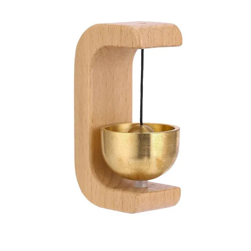 Japanese wooden wind chimes hanging decorative doorbell for home entrance, wireless wind bell by Prime Deal Zone