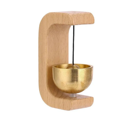 Japanese wooden wind chimes hanging decorative doorbell for home entrance, wireless wind bell by Prime Deal Zone