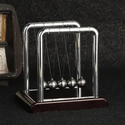 Prime Deal Zone Newton's Cradle balance steel ball desktop toy for physics, stress relief, and home decoration.