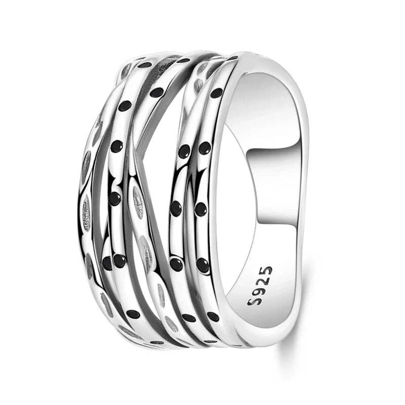 Silver star ring available styles and sizes