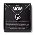 Elegant heart pendant necklace by Prime Deal Zone, perfect for Mother's Day or birthday, displayed with decorative gift box.