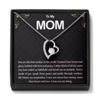 Elegant heart pendant necklace by Prime Deal Zone, perfect for Mother's Day or birthday, displayed with decorative gift box.