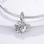 925 sterling silver charm beads, love family and life designs - view 12