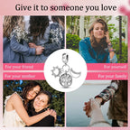 925 sterling silver charm beads, love family and life designs - view 20