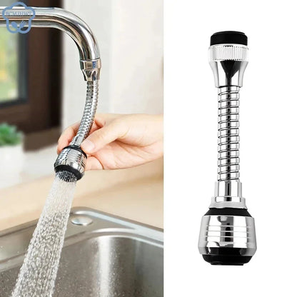 Stainless steel kitchen faucet sprinkler extender with rotating splash-proof spray and water-saving features by Prime Deal Zone.