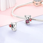 925 sterling silver charm beads, mixed dangle designs - view 8
