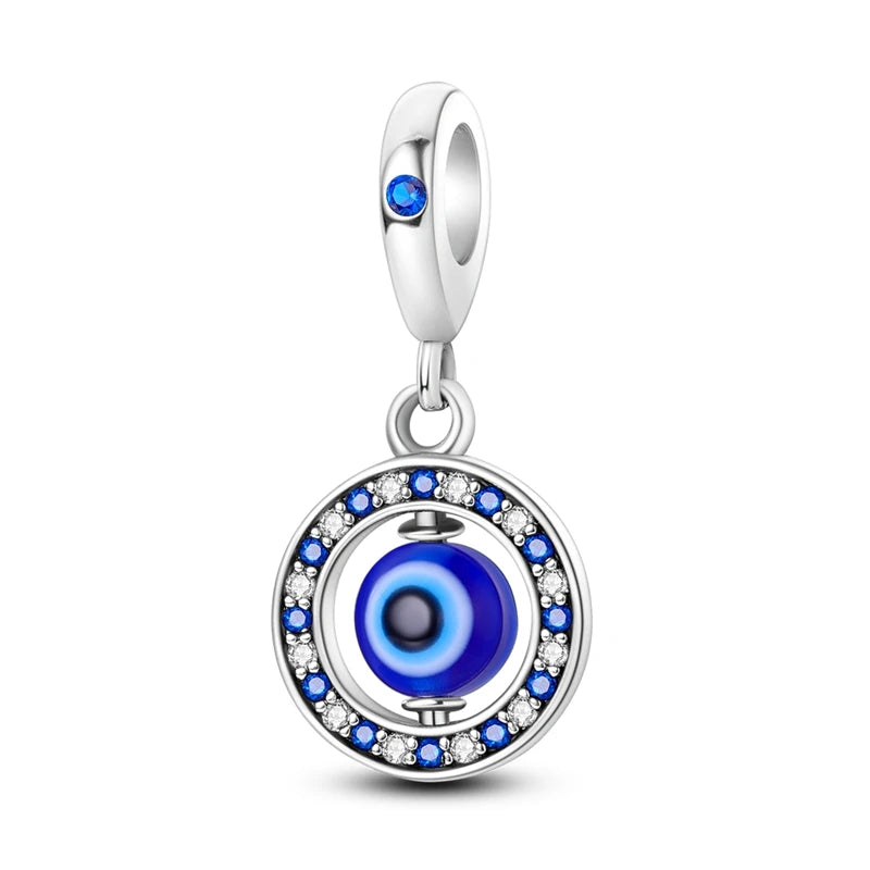 925 Sterling Silver Charm Beads — Mixed Dangle Designs