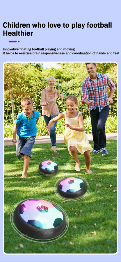 Homefish battery-powered electric air cushion football for indoor parent-child play, suspended for safe indoor use by Prime Deal Zone.