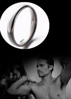 stainless steel 6mm polished band ring - view 18
