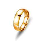 stainless steel 6mm polished band ring - view 19