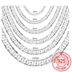 925 Sterling Silver Face Chain Necklace for Men & Women