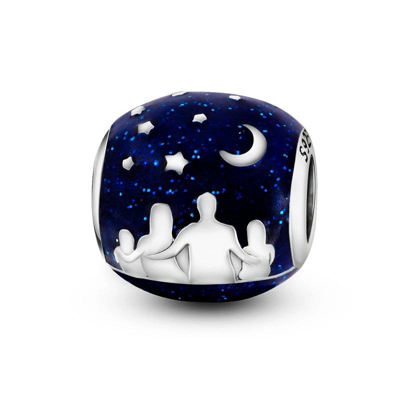 925 Sterling Silver Charm Beads — Hearts, Trees & Sweet Love Designs