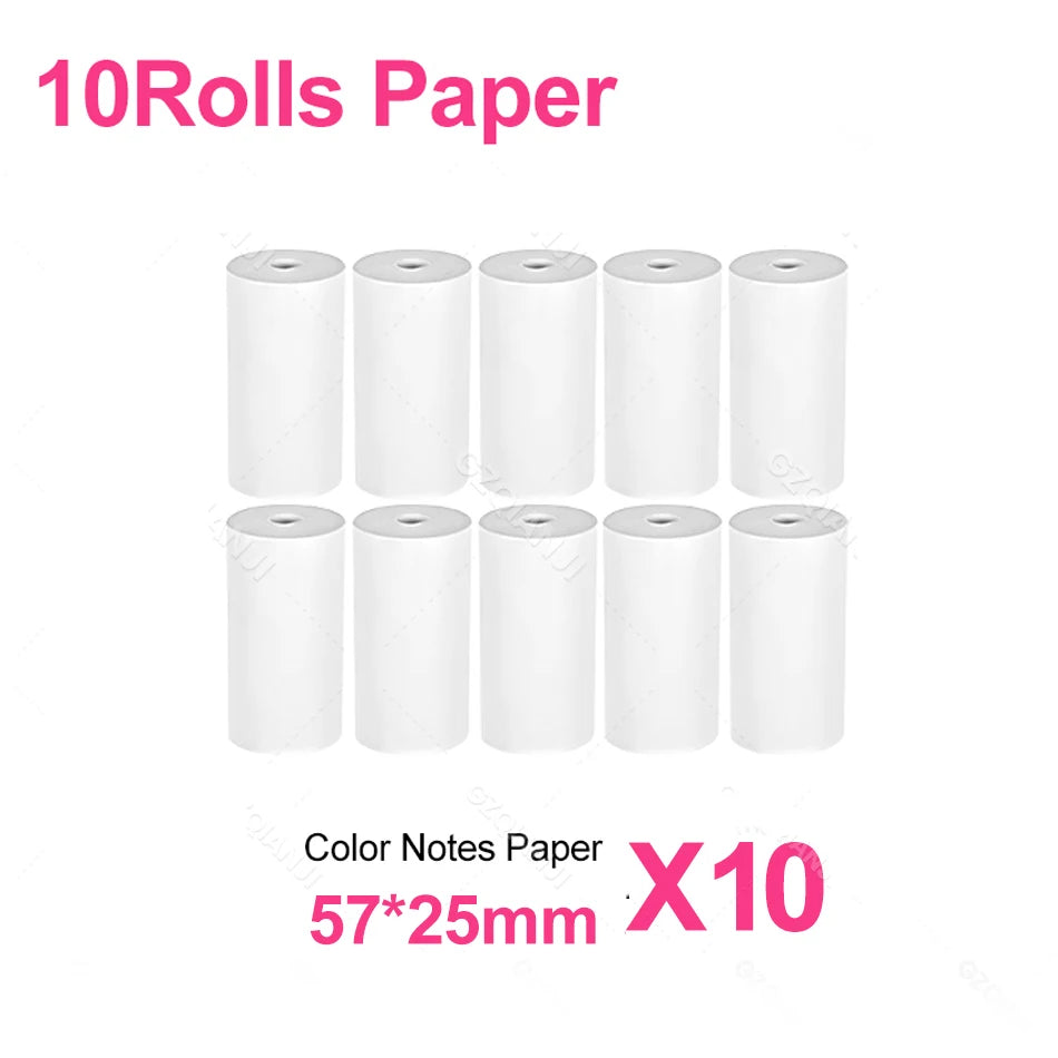 INSTOFC 58mm Mini Bluetooth Thermal Printer | Portable Photo, Label & Sticker Printer for iOS & Android