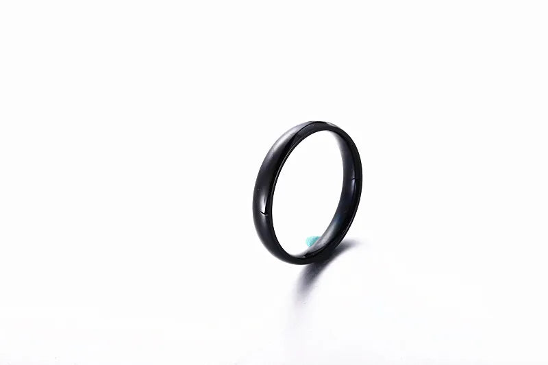 stainless steel 6mm polished band ring - view 17