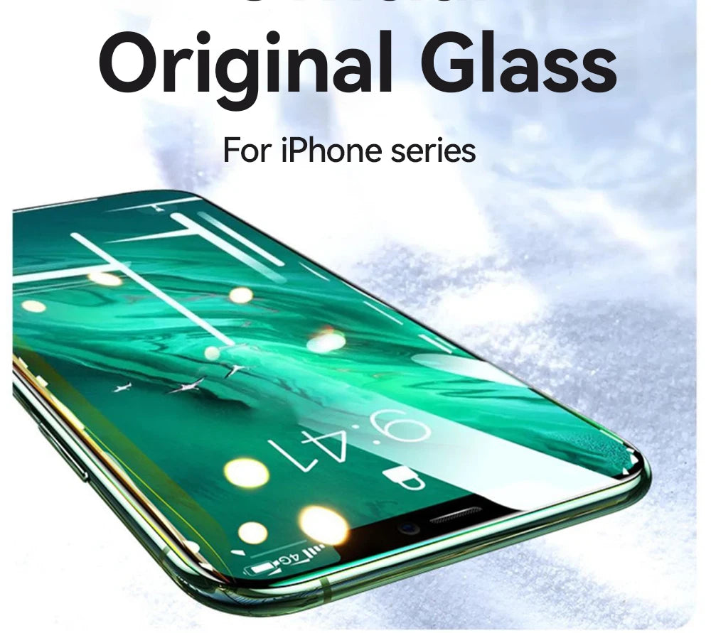 Joyroom tempered glass screen protector for iPhone 17, 16, 15 Pro Max, full screen HD glass protection, sleek and durable design