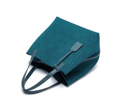 Prime Deal Zone CH high-quality large capacity ladies shoulder handbag with pure color design and outer pocket for everyday use.