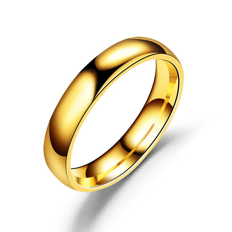 stainless steel 6mm polished band ring - view 5