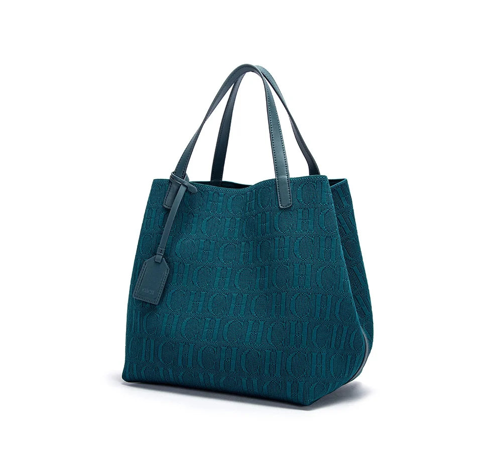 Prime Deal Zone CH high quality craft large capacity ladies shoulder handbag with outer pocket in a classic pure color, fashion-friendly design.