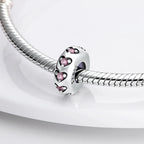 925 sterling silver charm beads, hearts and sweet love designs - view 8
